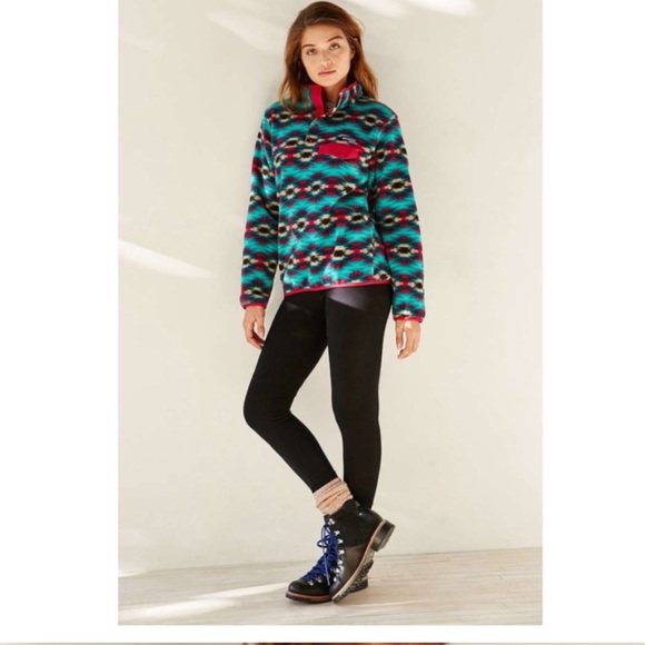 Patagonia Synchilla Boho Aztec Sweater RARE VTG - Picture 3 of 16